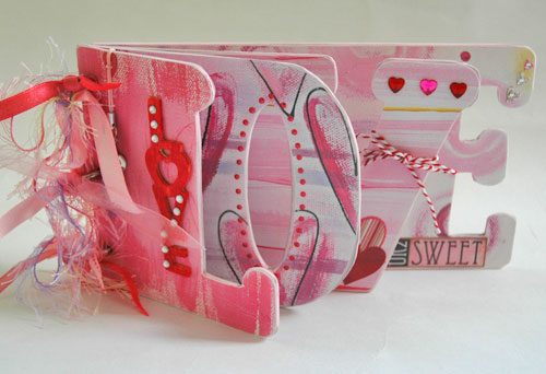  How to make a Personalised Chipboard Word Album