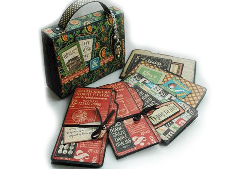  Typography Office Girl Bag with 5 Mini Album Online Workshop